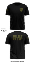 Joliet Police K-9 Unit 79217416 Old School Cotton Feel Shirt - 27