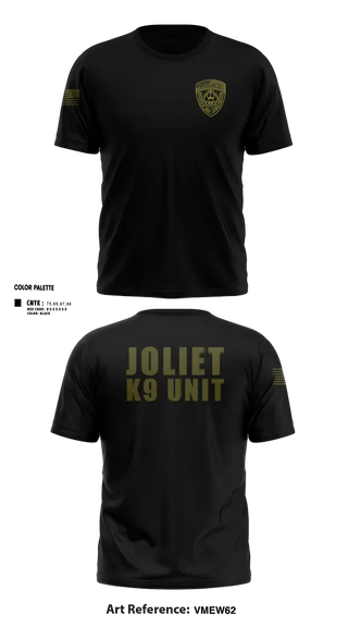 Old School Cotton Feel Shirt, Joliet Police K-9 Unit, Police, Teamtime, Team time, sublimation, custom sports apparel, team uniforms, spirit wear, spiritwear, sports uniforms, custom shirts, team store, custom team store, fundraiser sports, apparel fundraiser