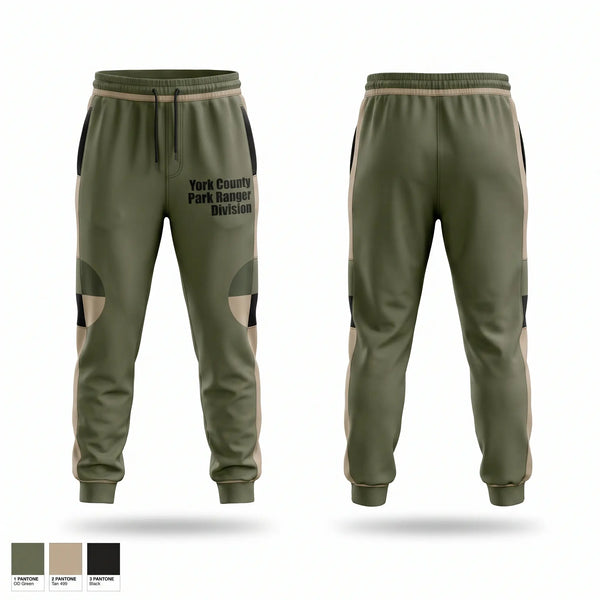 Sweatpants, York County Park Ranger Division, Police, Teamtime, Team time, sublimation, custom sports apparel, team uniforms, spirit wear, spiritwear, sports uniforms, custom shirts, team store, custom team store, fundraiser sports, apparel fundraiser