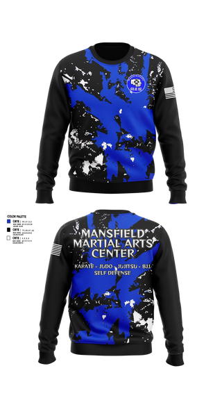 Crew Neck Sweatshirt, Mansfield Martial Arts Center, , Teamtime, Team time, sublimation, custom sports apparel, team uniforms, spirit wear, spiritwear, sports uniforms, custom shirts, team store, custom team store, fundraiser sports, apparel fundraiser