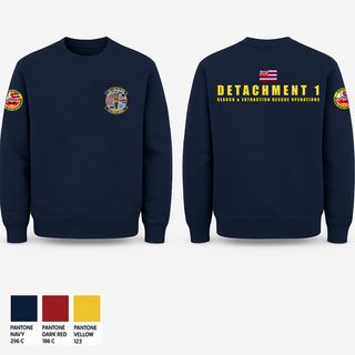 Crew Neck Sweatshirt, Detachment 1 SERO, National Guard, Teamtime, Team time, sublimation, custom sports apparel, team uniforms, spirit wear, spiritwear, sports uniforms, custom shirts, team store, custom team store, fundraiser sports, apparel fundraiser