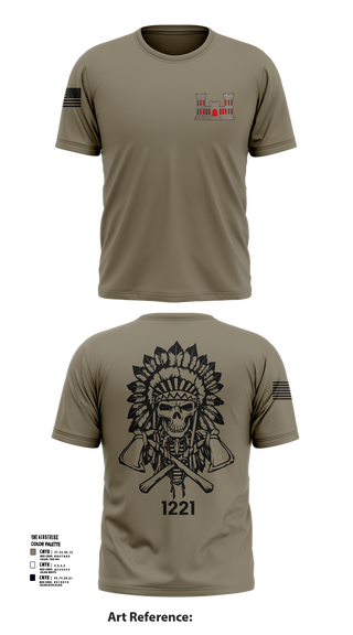 Short Sleeve Performance Shirt, 1221st Route Clearance Co., National Guard, Teamtime, Team time, sublimation, custom sports apparel, team uniforms, spirit wear, spiritwear, sports uniforms, custom shirts, team store, custom team store, fundraiser sports, apparel fundraiser