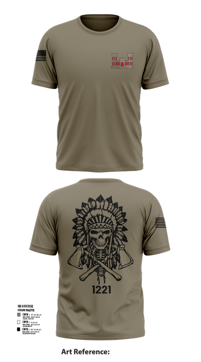 1221st Route Clearance Co. 10953211 Short Sleeve Performance Shirt - 101