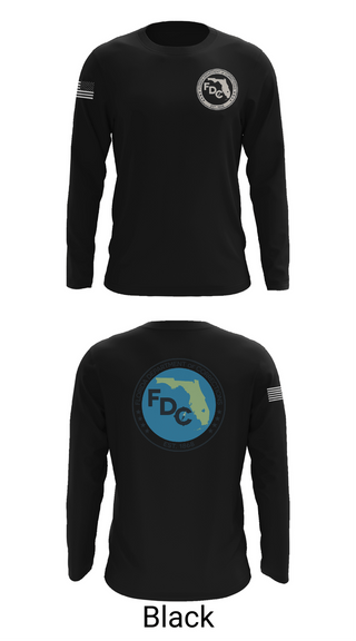 Long Sleeve Performance Shirt, Florida Department of Corrections, Police, Teamtime, Team time, sublimation, custom sports apparel, team uniforms, spirit wear, spiritwear, sports uniforms, custom shirts, team store, custom team store, fundraiser sports, apparel fundraiser