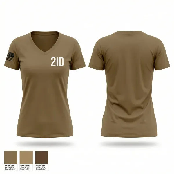 Womens Short Sleeve Vneck Shirt, 2ID, Army, Teamtime, Team time, sublimation, custom sports apparel, team uniforms, spirit wear, spiritwear, sports uniforms, custom shirts, team store, custom team store, fundraiser sports, apparel fundraiser