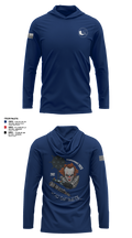 Mobile unit 2 14374734 Long Sleeve Performance Shirt with hood - 21