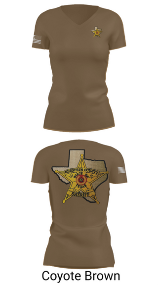 Womens Short Sleeve Vneck Shirt, Hudspeth county sheriff office, , Teamtime, Team time, sublimation, custom sports apparel, team uniforms, spirit wear, spiritwear, sports uniforms, custom shirts, team store, custom team store, fundraiser sports, apparel fundraiser