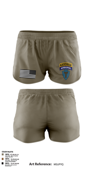 Ranger Panties, 1-143rd airborne infantry regiment, , Teamtime, Team time, sublimation, custom sports apparel, team uniforms, spirit wear, spiritwear, sports uniforms, custom shirts, team store, custom team store, fundraiser sports, apparel fundraiser
