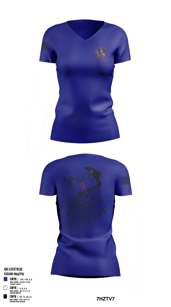 Women's Short Sleeve Vneck Shirt, 386th ECES/CEF, Fire Department, Teamtime, Team time, sublimation, custom sports apparel, team uniforms, spirit wear, spiritwear, sports uniforms, custom shirts, team store, custom team store, fundraiser sports, apparel fundraiser