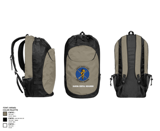 Gear Bag, Kadena Dental Squadron, Air Force, Teamtime, Team time, sublimation, custom sports apparel, team uniforms, spirit wear, spiritwear, sports uniforms, custom shirts, team store, custom team store, fundraiser sports, apparel fundraiser