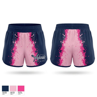 Womens Shorts, East Greenbush Xpress Lightning, Softball, Teamtime, Team time, sublimation, custom sports apparel, team uniforms, spirit wear, spiritwear, sports uniforms, custom shirts, team store, custom team store, fundraiser sports, apparel fundraiser