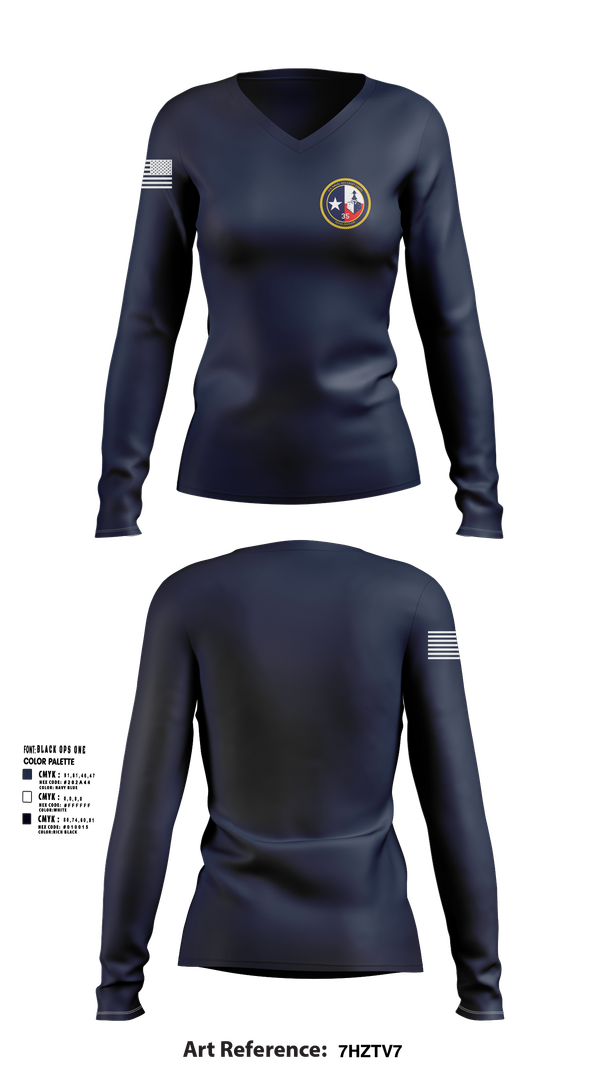 Womens Long Sleeve Vneck Shirt, Texas Division, , Teamtime, Team time, sublimation, custom sports apparel, team uniforms, spirit wear, spiritwear, sports uniforms, custom shirts, team store, custom team store, fundraiser sports, apparel fundraiser