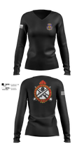432 Civil Affairs battalion 22854133 Women's Long Sleeve V-neck Shirt - 100