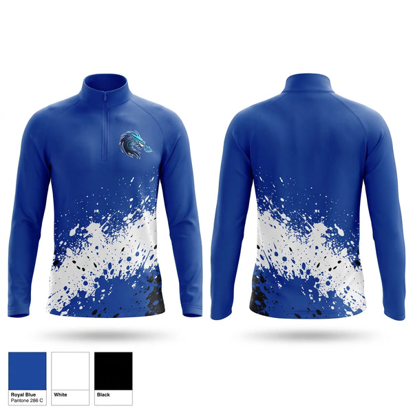 Quarter Zip Jacket, Dragons Breath, Men's Basketball, Teamtime, Team time, sublimation, custom sports apparel, team uniforms, spirit wear, spiritwear, sports uniforms, custom shirts, team store, custom team store, fundraiser sports, apparel fundraiser