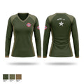 Genesis Health Clubs Women's Long Sleeve V-neck Shirt - 1