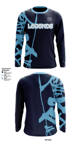 Long Sleeve Performance Shirt, Fort Dodge Legends, Baseball, Teamtime, Team time, sublimation, custom sports apparel, team uniforms, spirit wear, spiritwear, sports uniforms, custom shirts, team store, custom team store, fundraiser sports, apparel fundraiser