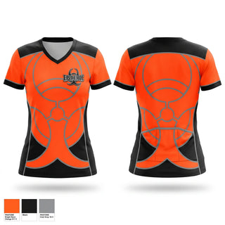 Womens Short Sleeve Vneck Shirt, Epidemic, Softball, Teamtime, Team time, sublimation, custom sports apparel, team uniforms, spirit wear, spiritwear, sports uniforms, custom shirts, team store, custom team store, fundraiser sports, apparel fundraiser