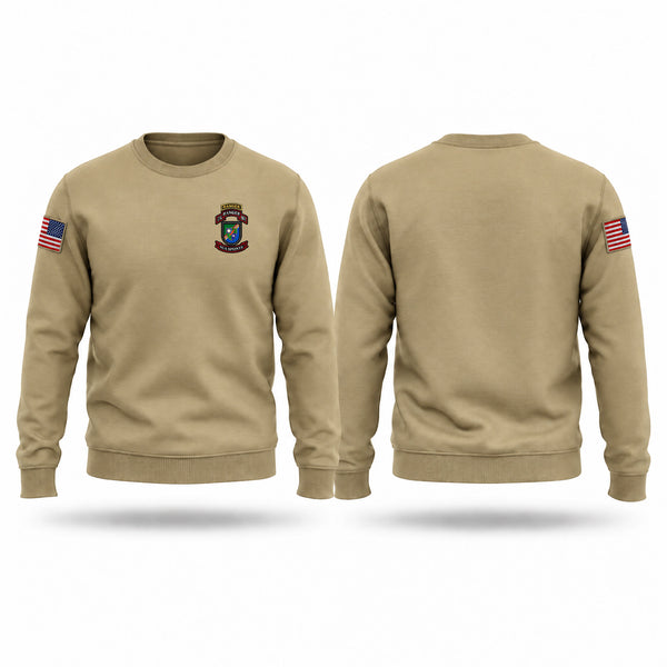 Crew Neck Sweatshirt, 3rd/75th Ranger Regiment, Army, Teamtime, Team time, sublimation, custom sports apparel, team uniforms, spirit wear, spiritwear, sports uniforms, custom shirts, team store, custom team store, fundraiser sports, apparel fundraiser