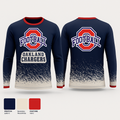 Oakland Chargers 14959223 Long Sleeve Performance Shirt 1