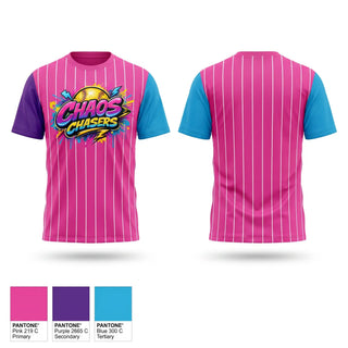 Short Sleeve Performance Shirt, Chaos Chasers, Softball, Teamtime, Team time, sublimation, custom sports apparel, team uniforms, spirit wear, spiritwear, sports uniforms, custom shirts, team store, custom team store, fundraiser sports, apparel fundraiser