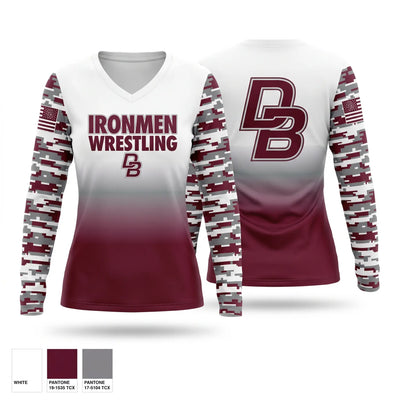 Ironmen Women's Long Sleeve V-neck Shirt - 1