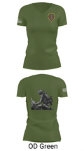 7455th MORU 95873552 Women's Short Sleeve V-neck Shirt - 48
