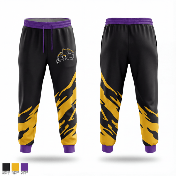 Joggers, Wright Panthers, Track & Field, Teamtime, Team time, sublimation, custom sports apparel, team uniforms, spirit wear, spiritwear, sports uniforms, custom shirts, team store, custom team store, fundraiser sports, apparel fundraiser