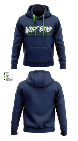 Hoodie, West bend bulldogs, Baseball, Teamtime, Team time, sublimation, custom sports apparel, team uniforms, spirit wear, spiritwear, sports uniforms, custom shirts, team store, custom team store, fundraiser sports, apparel fundraiser