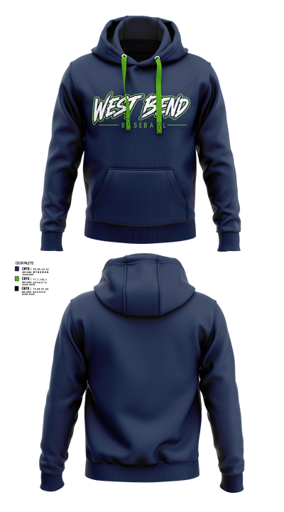 West bend bulldogs Hoodie - 6