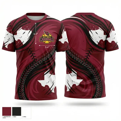 Lady Cardinals 37909652 Short Sleeve Performance Shirt - 1