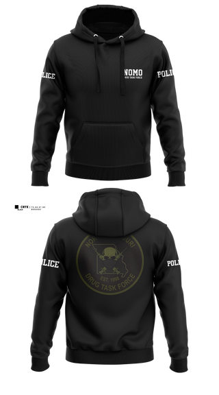 Hoodie, North Missouri Drug Task Force, Police, Teamtime, Team time, sublimation, custom sports apparel, team uniforms, spirit wear, spiritwear, sports uniforms, custom shirts, team store, custom team store, fundraiser sports, apparel fundraiser