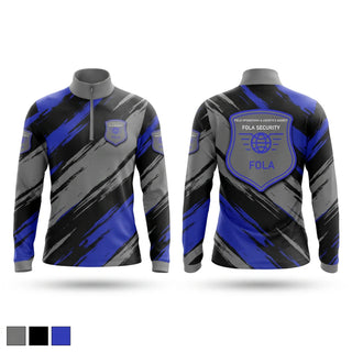 Quarter Zip Jacket, Field Operations and Logistics Agency, LLC, , Teamtime, Team time, sublimation, custom sports apparel, team uniforms, spirit wear, spiritwear, sports uniforms, custom shirts, team store, custom team store, fundraiser sports, apparel fundraiser