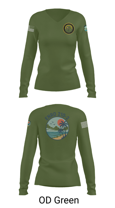 ENRO CLASS 210-2 84674028 Women's Long Sleeve V-neck Shirt - 54