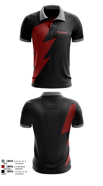 Victory 13069395 Short Sleeve Performance Polo - 1