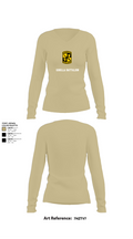 Gorilla battalion 60228867 Women's Long Sleeve V-neck Shirt - 82