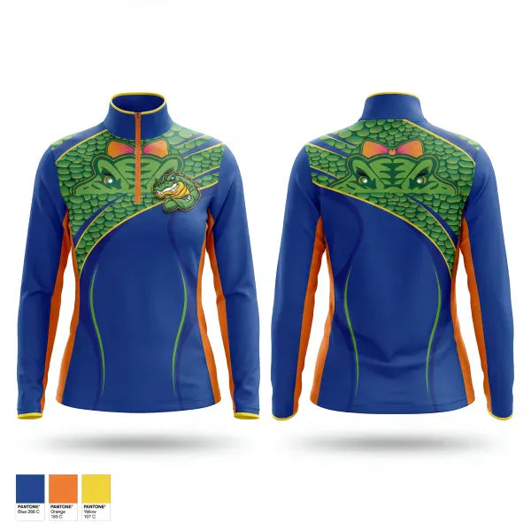 Quarter Zip Jacket, Monticello Gators, Cheer, Teamtime, Team time, sublimation, custom sports apparel, team uniforms, spirit wear, spiritwear, sports uniforms, custom shirts, team store, custom team store, fundraiser sports, apparel fundraiser
