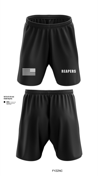 Athletic Shorts With Pockets, Reapers, , Teamtime, Team time, sublimation, custom sports apparel, team uniforms, spirit wear, spiritwear, sports uniforms, custom shirts, team store, custom team store, fundraiser sports, apparel fundraiser