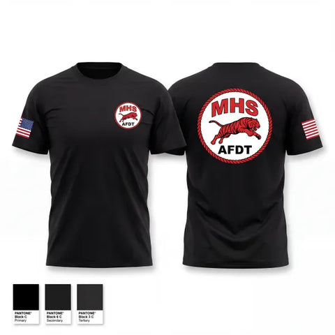 Old School Cotton Feel Shirt, MHS Armed Fancy Drill Team, Army, Teamtime, Team time, sublimation, custom sports apparel, team uniforms, spirit wear, spiritwear, sports uniforms, custom shirts, team store, custom team store, fundraiser sports, apparel fundraiser