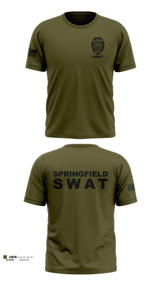 Short Sleeve Performance Shirt, Springfield Ohio SWAT, Police, Teamtime, Team time, sublimation, custom sports apparel, team uniforms, spirit wear, spiritwear, sports uniforms, custom shirts, team store, custom team store, fundraiser sports, apparel fundraiser