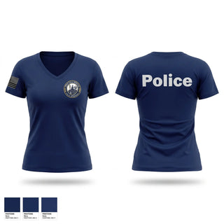 Womens Short Sleeve Vneck Shirt, Perryville Police Department, Police, Teamtime, Team time, sublimation, custom sports apparel, team uniforms, spirit wear, spiritwear, sports uniforms, custom shirts, team store, custom team store, fundraiser sports, apparel fundraiser