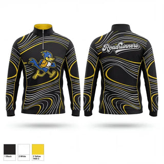 Quarter Zip Jacket, Road Runners, Cheer, Teamtime, Team time, sublimation, custom sports apparel, team uniforms, spirit wear, spiritwear, sports uniforms, custom shirts, team store, custom team store, fundraiser sports, apparel fundraiser