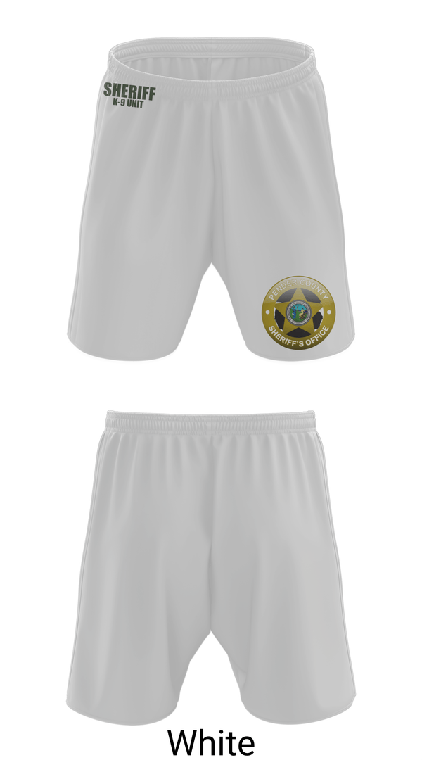 Athletic Shorts With Pockets, Pender County Sheriff’s Office K9, Police, Teamtime, Team time, sublimation, custom sports apparel, team uniforms, spirit wear, spiritwear, sports uniforms, custom shirts, team store, custom team store, fundraiser sports, apparel fundraiser