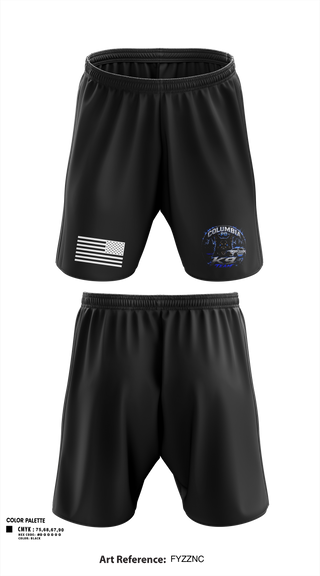 Athletic Shorts With Pockets, South Carolina Police K9 Association, Police, Teamtime, Team time, sublimation, custom sports apparel, team uniforms, spirit wear, spiritwear, sports uniforms, custom shirts, team store, custom team store, fundraiser sports, apparel fundraiser