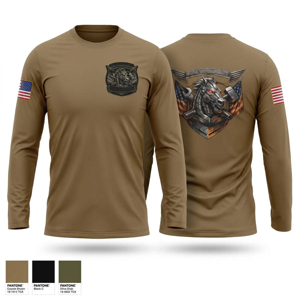 Long Sleeve Performance Shirt, 62 FMT, Army, Teamtime, Team time, sublimation, custom sports apparel, team uniforms, spirit wear, spiritwear, sports uniforms, custom shirts, team store, custom team store, fundraiser sports, apparel fundraiser