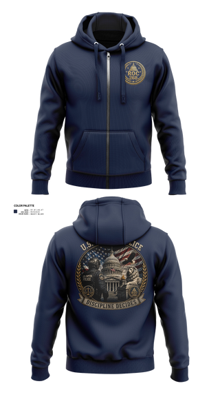 Zip Hoodie, USCP ROC 268, Police, Teamtime, Team time, sublimation, custom sports apparel, team uniforms, spirit wear, spiritwear, sports uniforms, custom shirts, team store, custom team store, fundraiser sports, apparel fundraiser