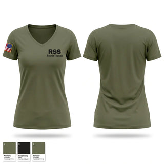 Womens Short Sleeve Vneck Shirt, RSS South Tucson, Marines, Teamtime, Team time, sublimation, custom sports apparel, team uniforms, spirit wear, spiritwear, sports uniforms, custom shirts, team store, custom team store, fundraiser sports, apparel fundraiser