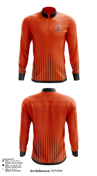 Quarter Zip Jacket, Macon Tiger Golf, Golf, Teamtime, Team time, sublimation, custom sports apparel, team uniforms, spirit wear, spiritwear, sports uniforms, custom shirts, team store, custom team store, fundraiser sports, apparel fundraiser