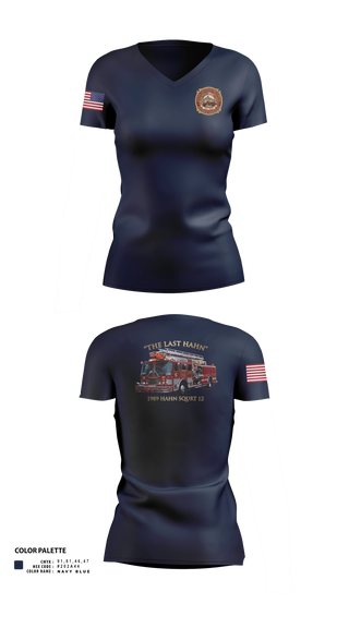 Womens Short Sleeve Vneck Shirt, Colmar Vol. Fire Co. Historical Society, Fire Department, Teamtime, Team time, sublimation, custom sports apparel, team uniforms, spirit wear, spiritwear, sports uniforms, custom shirts, team store, custom team store, fundraiser sports, apparel fundraiser