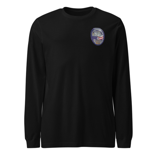 School Officer 55113058 Unisex Long Sleeve Tee | Bella + Canvas 3501