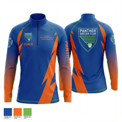 Kansas City Missouri Police Athletic League Panthers (Soccer) 2790826 Quarter Zip Jacket - 1